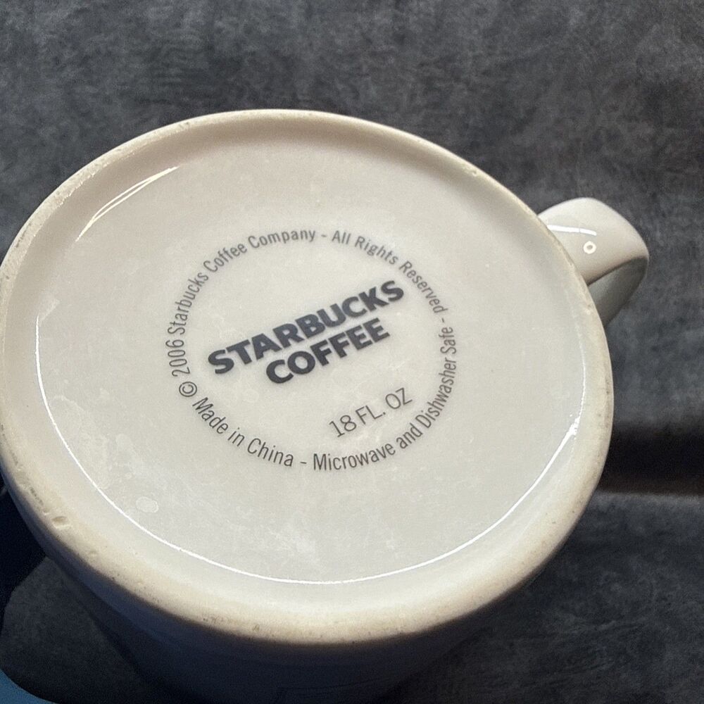 Starbucks 2007 Colorado Coffee Mug Centennial State Blue & White 18 oz - Picture 5 of 6